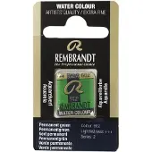 Taidepiste Rembrandt akvarelli 662 Permanent Green - 1/2 nappi