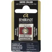 Taidepiste Rembrandt akvarelli 349 Venetian Red - 1/2 nappi