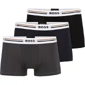 BOSS Bokserishortsit 'Revive' marine / tummanharmaa / musta