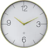 Nextime - Finesse Large nXt Seinäkello 51 cm Kulta/Harmaa
