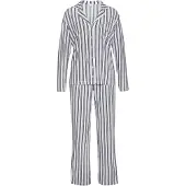 s.Oliver Pyjama marine / musta / valkoinen