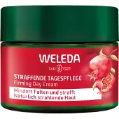 Weleda Pomegranate kiinteyttävä ja ryppyjä ehkäisevä päivävoide sisältää maca-peptidejä 40 ml