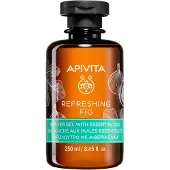 Apivita Refreshing Fig Shower Gel with Essential Oils with Fig