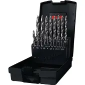 RUKO Metalliporanteräsarja ULTIMATECUT FLOWSTEP; DIN 338; HSS-Co; 1-10 mm; 19 kpl.