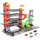 Dickie Toys Autorata Valolla/Ääni - Pysäköinti Garage - - OneSize - Autoradat