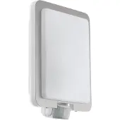 Eglo Mussotto seinävalaisin IP44 E27 30,5cm ruostumaton teräs liiketunnistimella