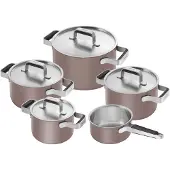 Zwilling Pure 5 kpl. kattiloiden sarja, ruostumatonta terästä, kaasulle ja induktiolle