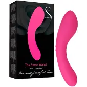Swan The Wand - ladattava hierontavibraattori - pinkki