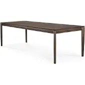 Ethnicraft Bok Ruokapöytä 95x200 cm Ruskeaksi lakattu tammi