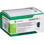 Lexmark Toner C242XY0 Yellw Retrn Extra