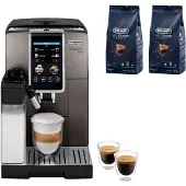 De'Longhi Dinamica Plus kahvinkeitin & 2 kpl kahvipapuja DLSC600