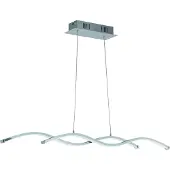 Eglo LED-riippuvalaisin Eglo Lasana 2 875mm kromi valkoinen 96103
