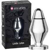 Mystim Little John - pieni sähköinen anustappi (hopea)