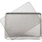 Nordic Ware Naturals -leivinpelti grilliritilällä 32,7 x 45,4 cm