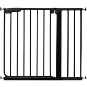 BabyDan Danamic 3/ext. 80–86 cm Turvaportti, Musta