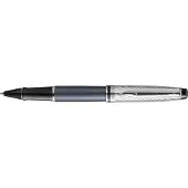 Waterman Expert Deluxe, Harmaa, Metallinen, Musta, Lakka, Hienojakoinen, Molempikätinen, Lahjalaatikko (2187690)