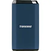 Transcend ESD410C 2 Tt USB 3.2 Gen 2x2 (USB-C) -ulkoinen SSD, iskunkestävä, kannettava, laitteistosalaus, salasanasuojaus, pelikäyttöön, sininen