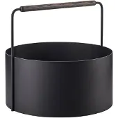 Blomus Firewood Basket - 42 Cm, Ø 45 Cm - Ashi - Brown - Brown - L 45CM
