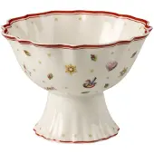 Villeroy & Boch Toy's Delight kulho jalalla 33 cl Valko-punainen