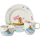 Villeroy & Boch - Happy as a Bear Lasten astiasto 3 osaa Sininen