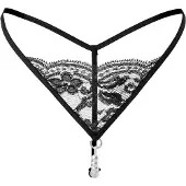 Amorable G-String - Helmialushousut, eroottiset, pitsiset, helmillä
