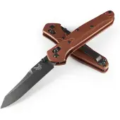 Benchmade 940BK-03 Osborne, DLC Battlewash CPM MagnaCut, Burnt Copper Aluminum pocket knife, Warren Osborne design