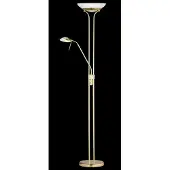 FISCHER&HONSEL GMBH Led uplight lattiavalaisin Pool, himmennettävä, Messinki/kulta, Olohuone/ruokailutila, Metalli, Moderni, lukulamppu