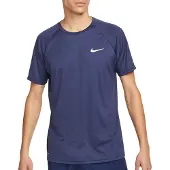 Nike SWIM Essential Short Sleeve Hydroguard - Navy - XXL