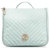Gillian Jones Organizer Toiletry Bag - Ocean Quilted Nylon
