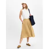 Gant Lightweight Chino Skirt - Beige - 34