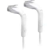 Ubiquiti – UniFi laitekaapeli, Ethernet U/UTP, 0,3 m, taipuisa, ultraohut, valkoinen (U-Cable-Patch-0.3M-RJ45)