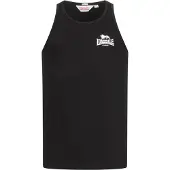 Lonsdale Paita 'Dolton' musta / valkoinen