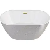 Besco Kylpyamme Navia Glam Silver, 150 x 80 cm, kullanväriset yksityiskohdat