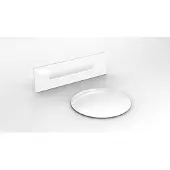 Besco Kylpyamme Navia Glam Silver, 160 x 80 cm, valkoiset yksityiskohdat