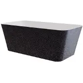 Besco Kylpyamme Evita Glam Graphite, 160 x 80 cm, mustat yksityiskohdat