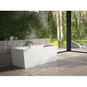 Besco Kylpyamme Vena, 170 x 75 cm, valkoisella klik-klakilla