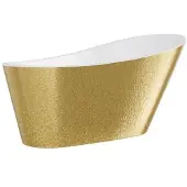 Besco Kylpyamme Melody Glam Gold, 150 x 80 cm, grafiitinväriset yksityiskohdat
