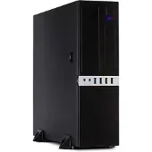 Inter-Tech IT-503, Mini Tower, PC, Musta, mikro ATX, Mini-ITX, Metalli, Koti /Toimisto (88881270)