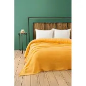 Dc Home päiväpeite Muslin Yellow, 220 x 250 cm