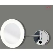 ACB Boan LED seinävalaisin peilillä IP44 3W 4000K 20cm kromi