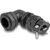 DeLOCK 60593, Musta, Muovi, 1 kpl, Kulmikas, PG11, 9 mm