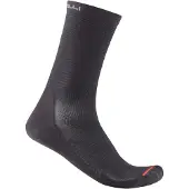 Castelli A/S 18 -pyöräilysukat Musta