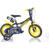 Dino Bikes Dino 12" lasten polkupyörä, musta/keltainen