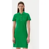 Lacoste Slim Fit Stretch Mini Piqué Polo Dress - Green - 34
