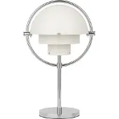 Gubi Multi-Lite kannettava valaisin White semi matt-chrome