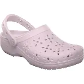 Crocs Classic Floral Cut Out Clog - Pink - 36/37