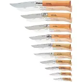 Opinel pocket knife No. 10, stainless steel, 10 cm