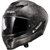 LS2 FF807 Dragon Integraalikypärät Carbon unisex musta, size XL