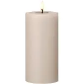 Ester & Erik LED-pöytäkynttilä 22 Linen Grey, 15 cm