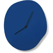 Ferm Living Melt seinäkello 28 x 33 cm Blue